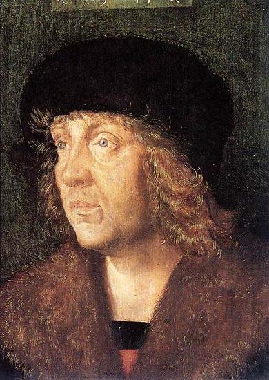 Hans Leonhard Schaeufelein Portrait of a Man oil painting image